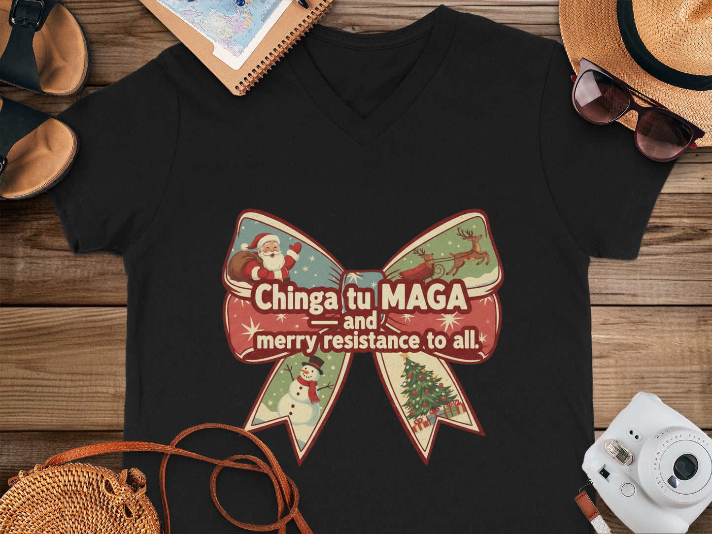 Chinga tu MAGA and merry resistance to all shirt