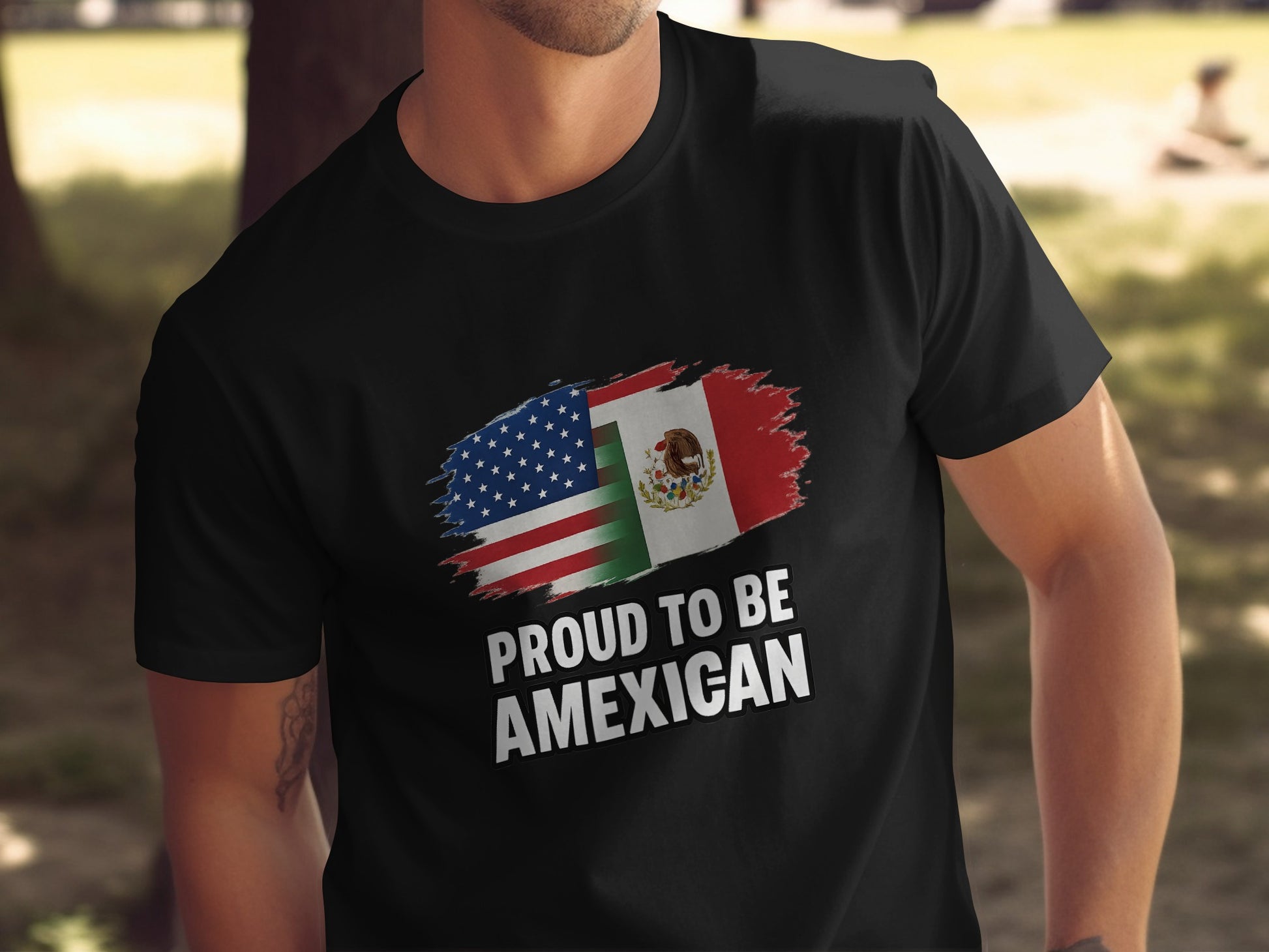 Proud to Be Amexican Flag Graphic Tee product