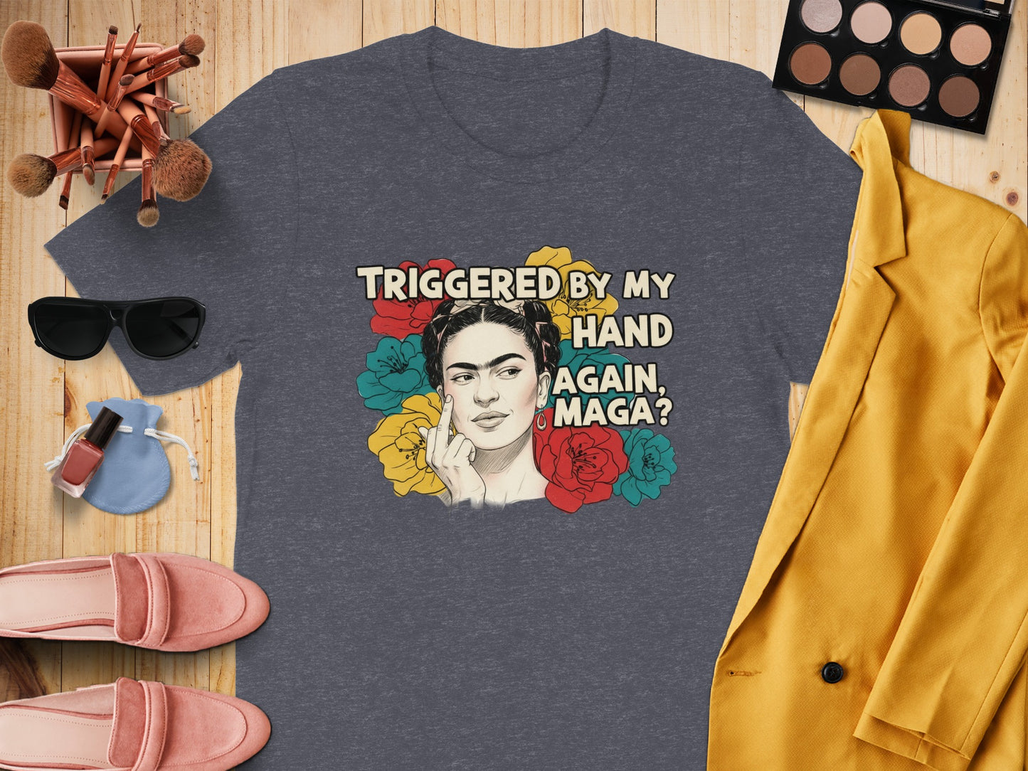 Triggered By My Hand Again MAGA Graphic Tee