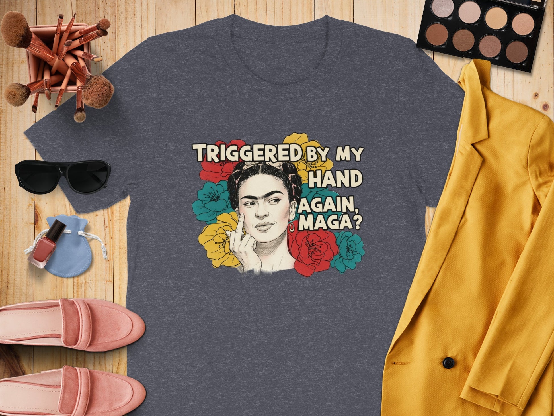 Triggered By My Hand Again MAGA Graphic Tee