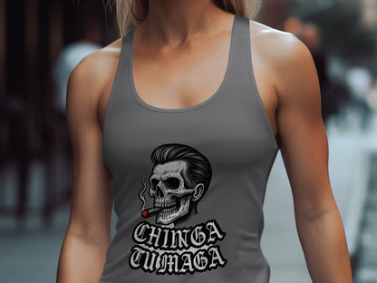 Chinga Tu Maga Graphic Tank Top Stylish Summer product type