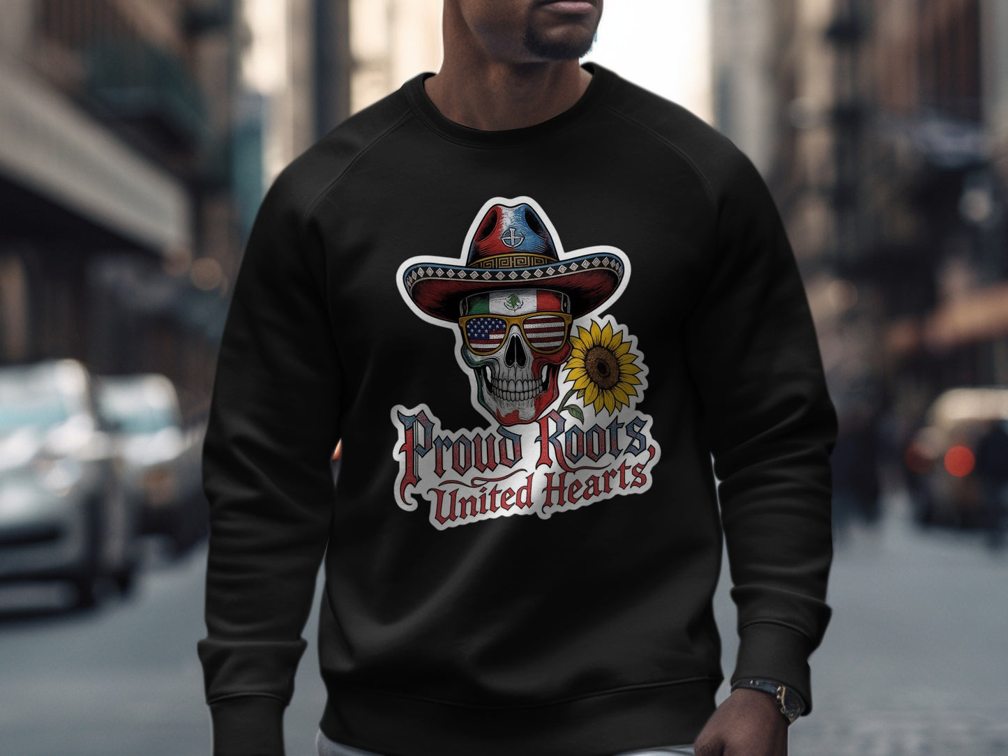 Proud Roots United Hearts Skull Sweatshirt Product