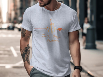 Statue of Liberty Faith Hope Freedom T-shirt product