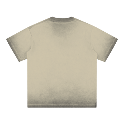 Chinga Tu Maga Vintage Reverse Dyed Loose Cotton T-Shirt