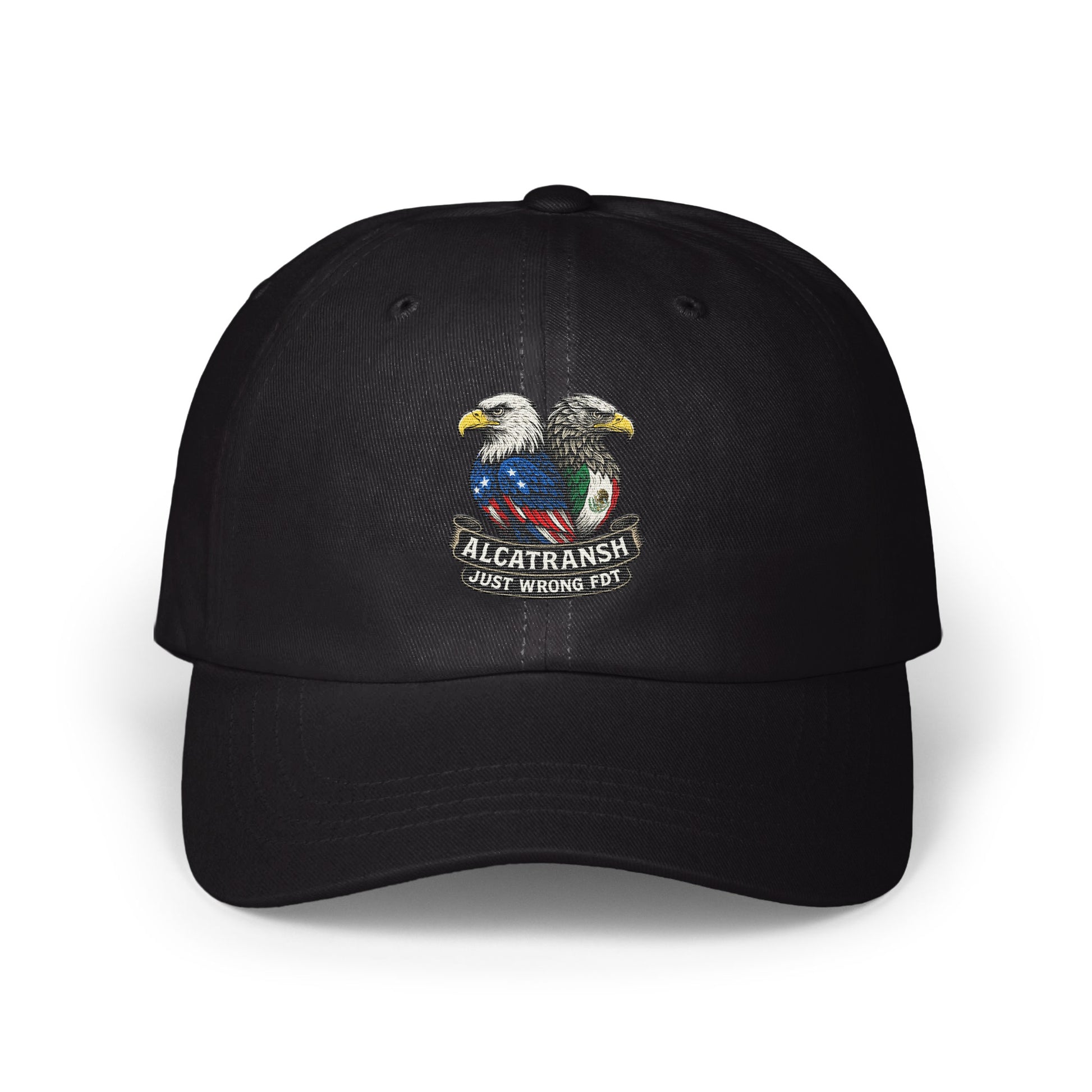 Alcatrash Just Wrong For America Graphic Hat product