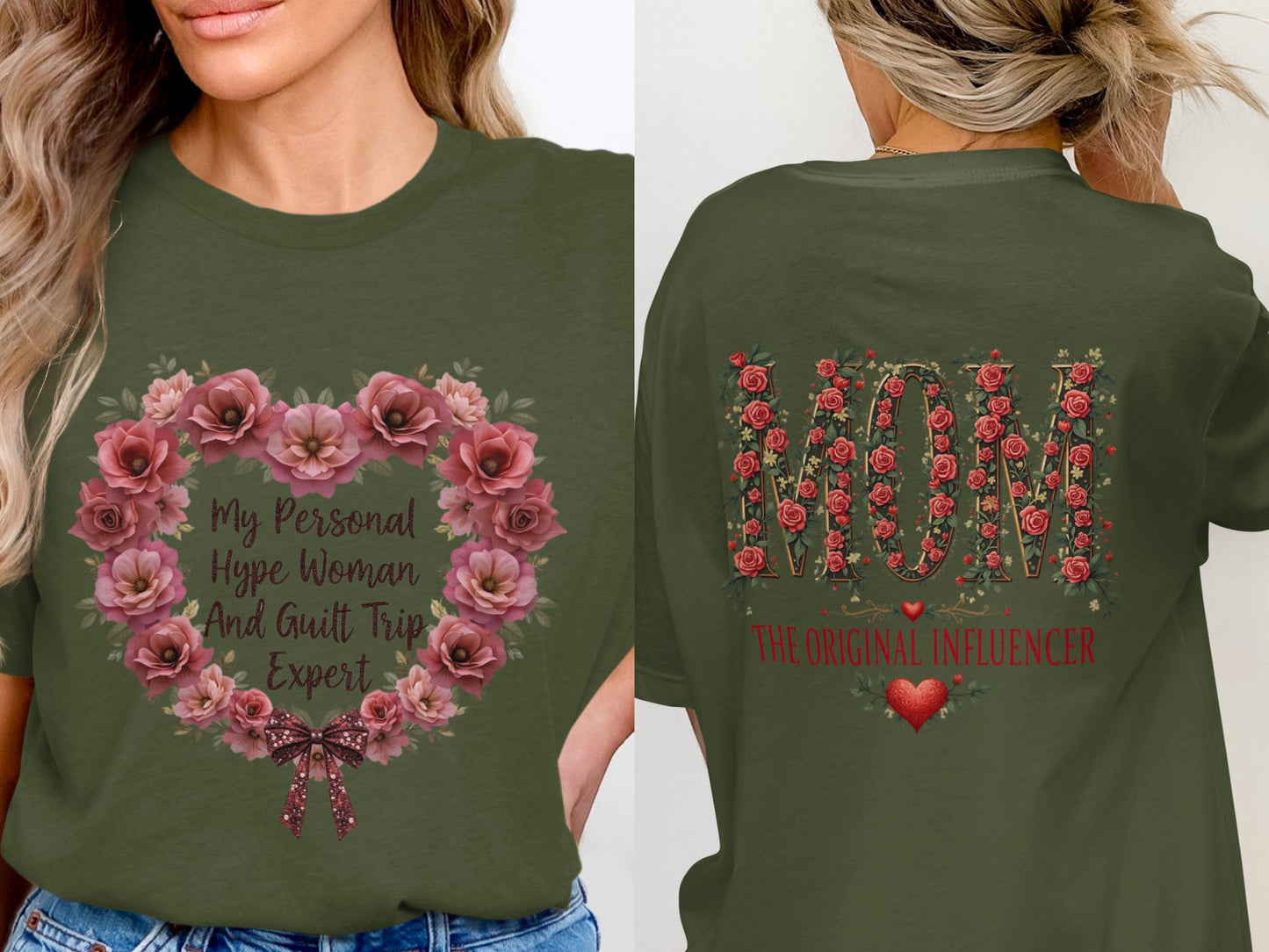 Heart and Floral Hype Woman Guilt Trip Expert product type