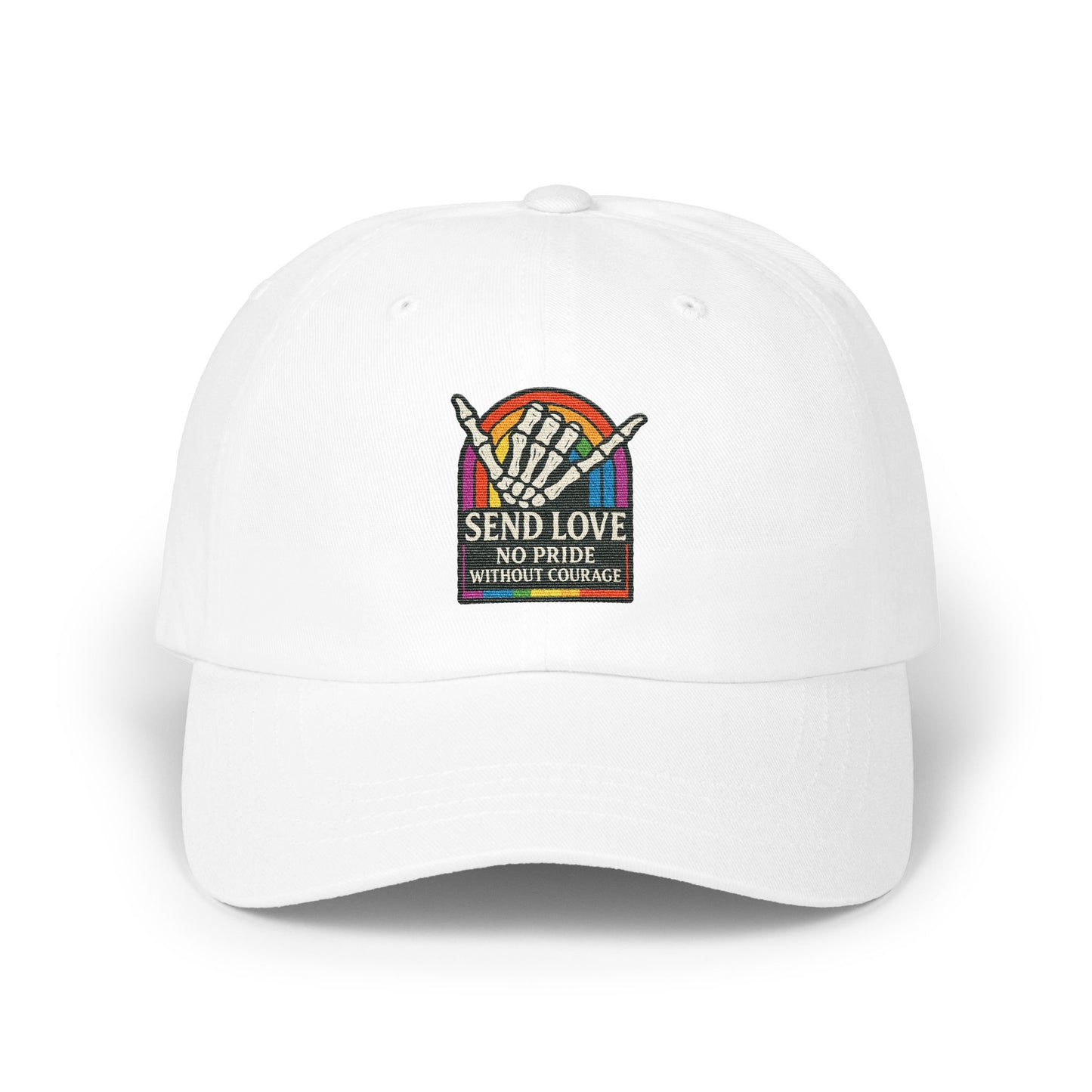 Send Love No Pride Without Courage Hat product type