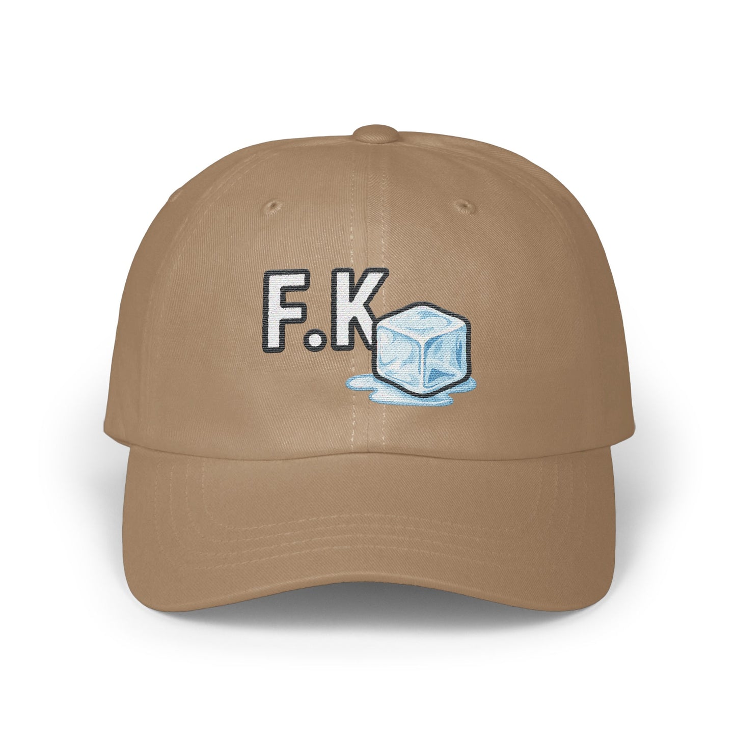 Stay Cool with Fun Embroidered Tan Baseball Cap product