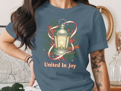 United In Joy Lantern Christmas T-shirt