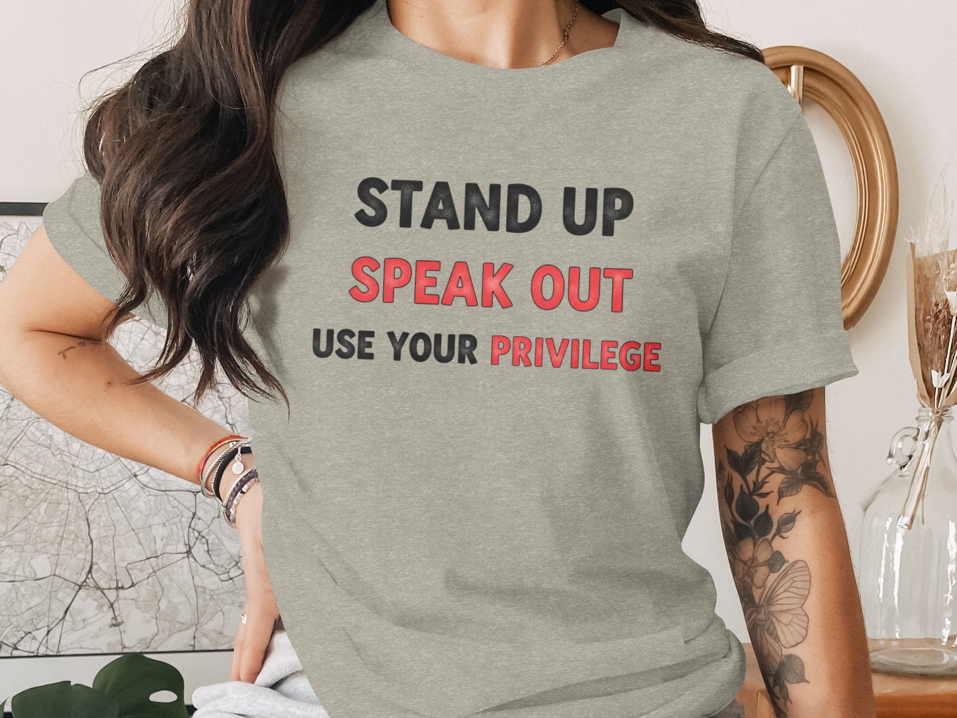 Stand Up Speak Out Use Your Privilege T-shirt