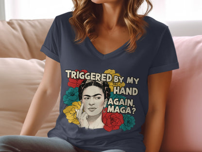 Triggered By My Hand Again MAGA Graphic Tee