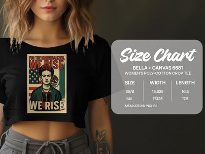 Empowering We Rise Frida Cropped Tee Fashion product