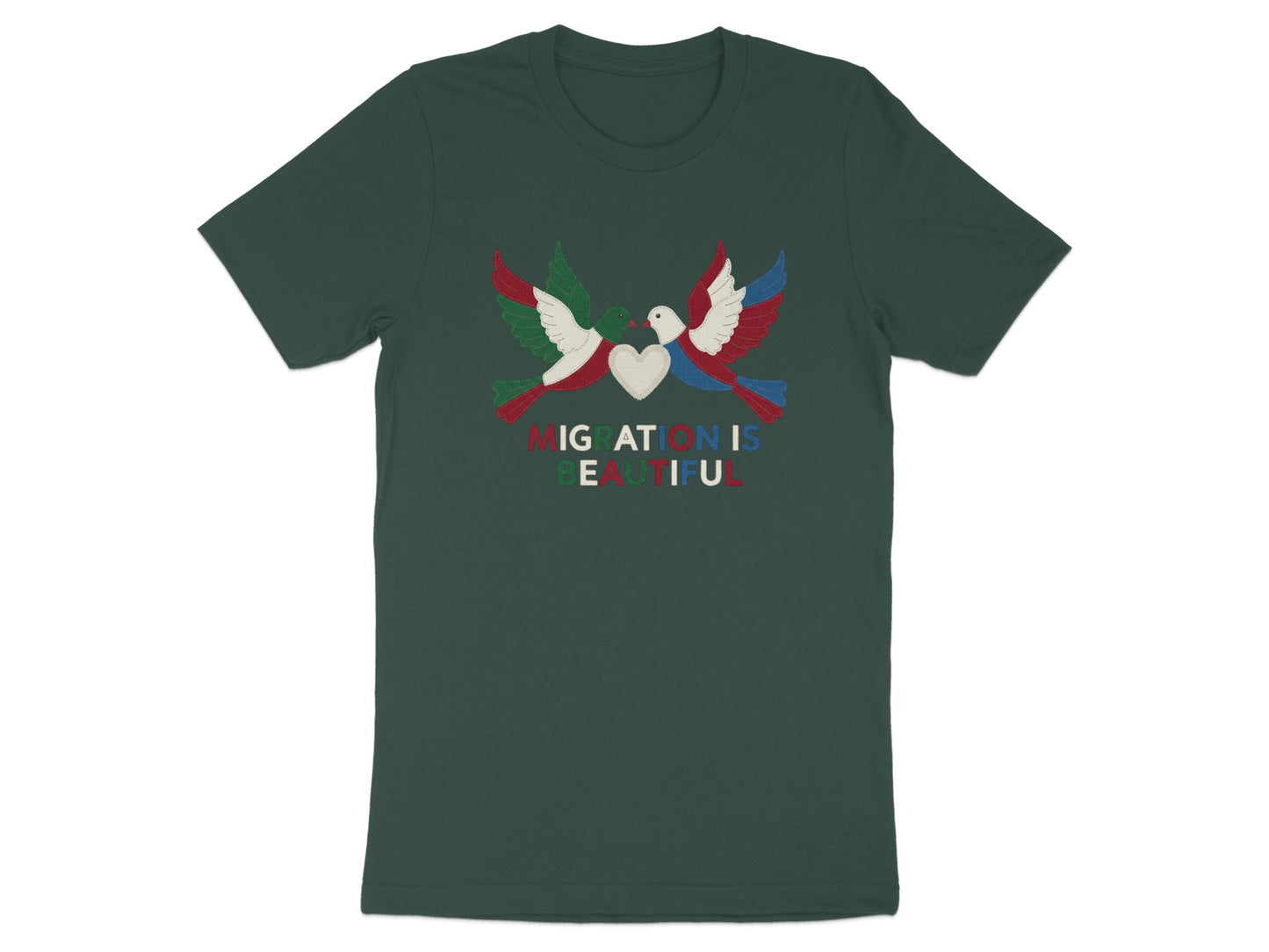 Migration is Beautiful T-Shirt for a bold statement