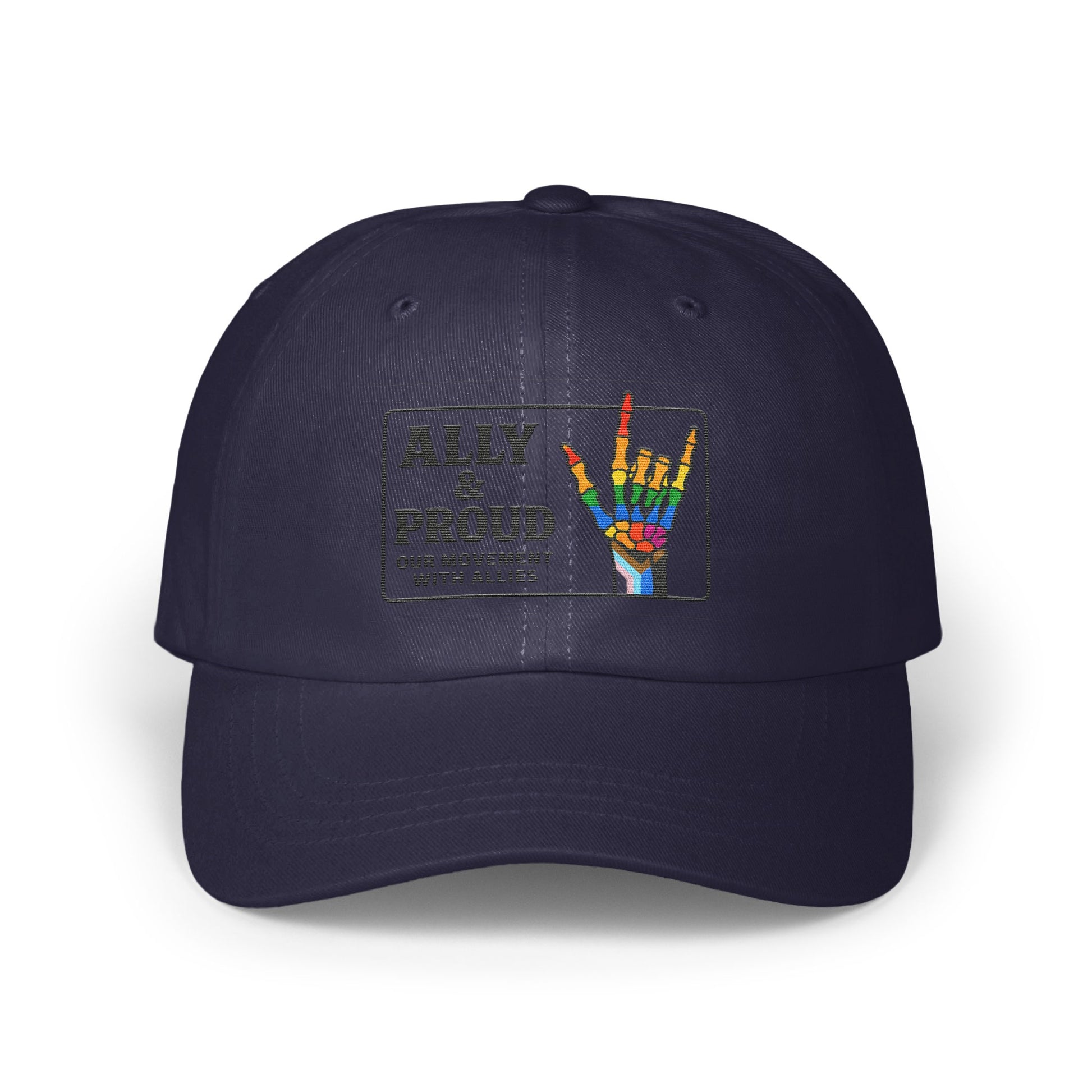 Ally and Proud Colorful Skeleton Design Hat product