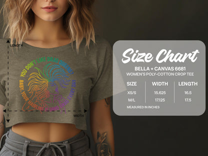 Drag Queens Are My Spirit Animal Crop Tee product