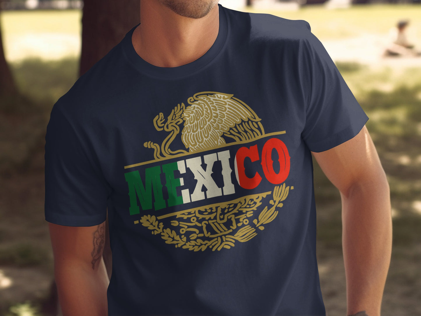 Mexico Eagle Flag Graphic Print T-Shirt product type