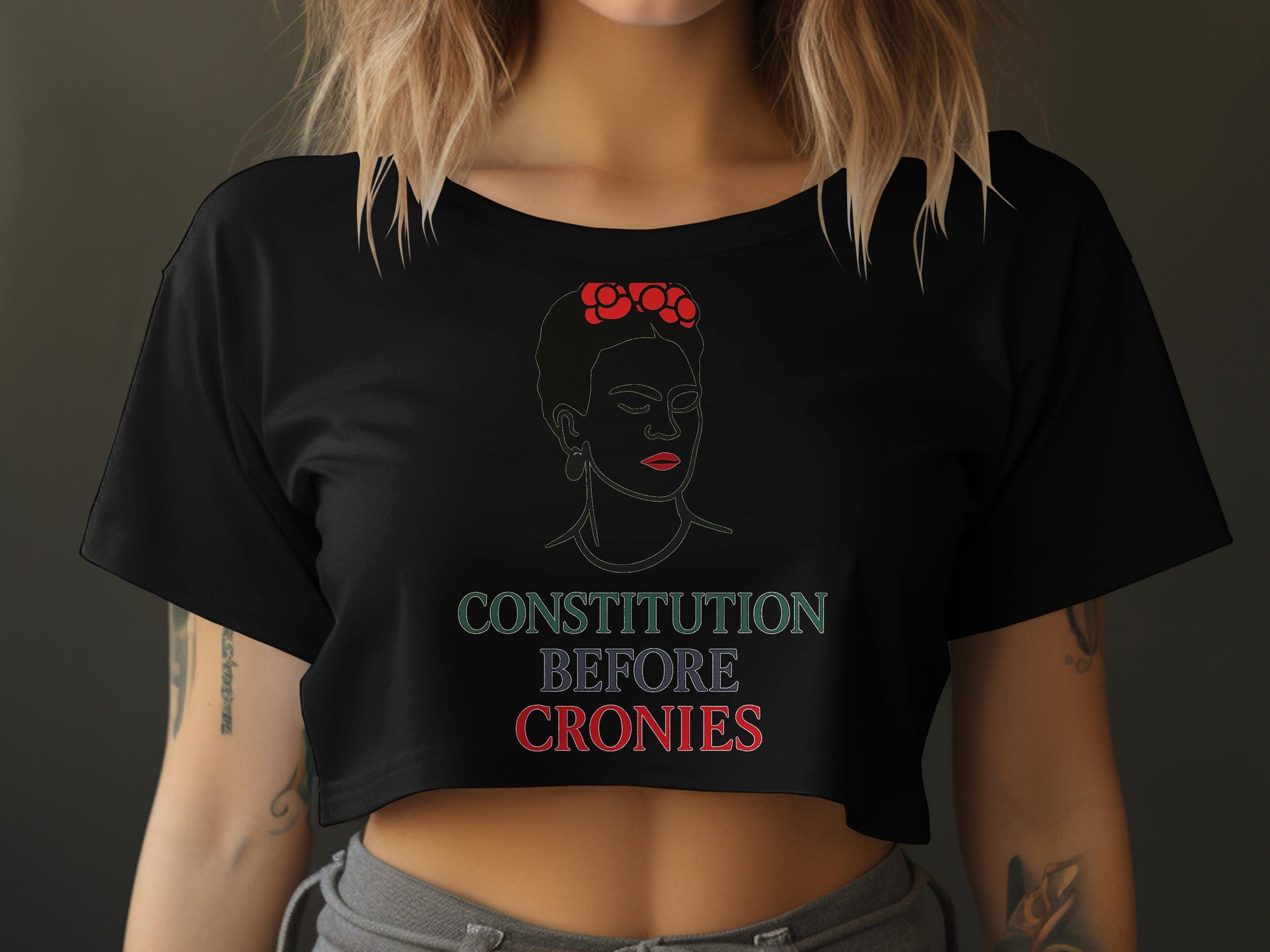 Constitution Before Cronies Graphic T-shirt product
