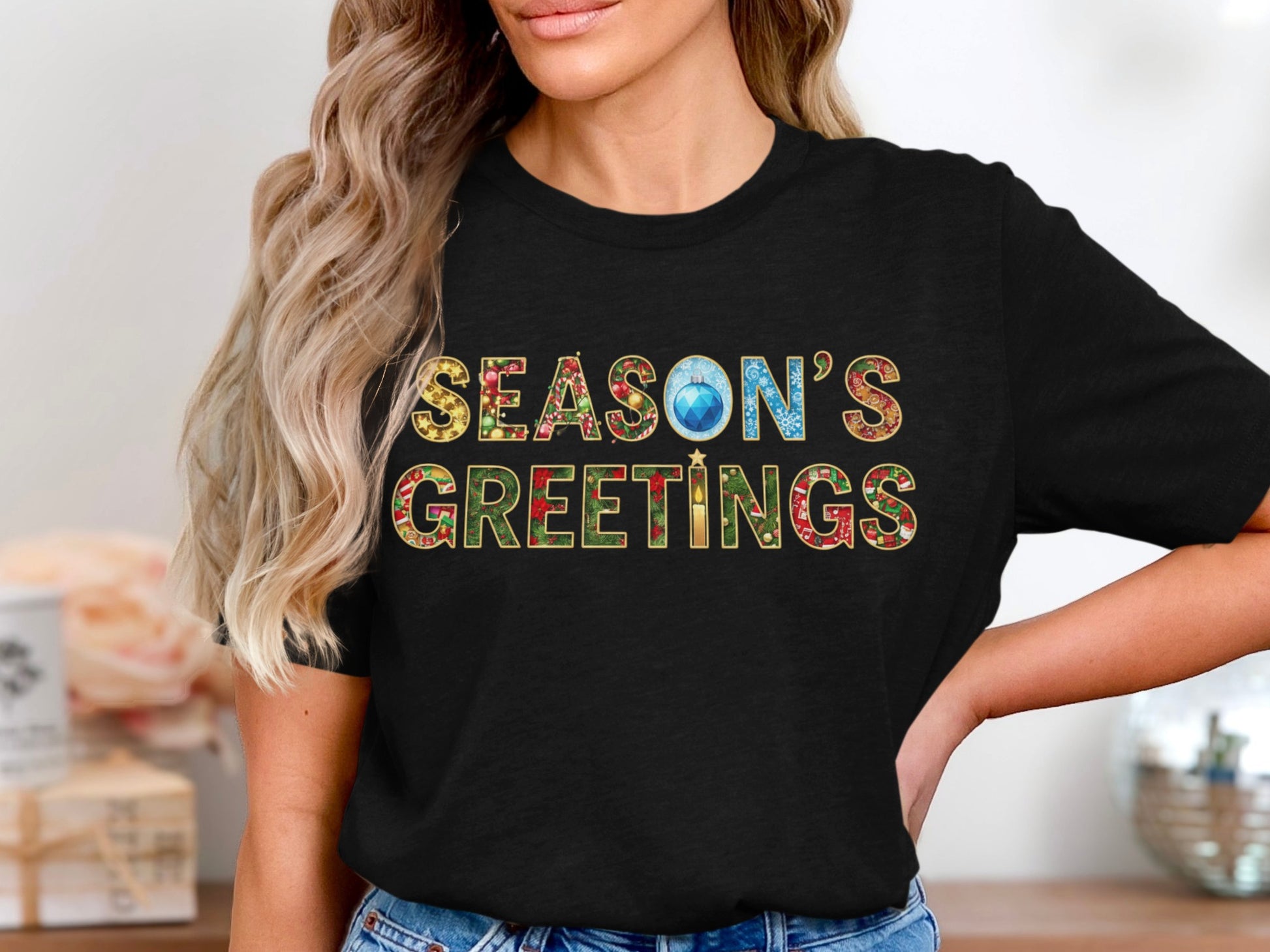 Festive Season's Greetings Graphic Tee