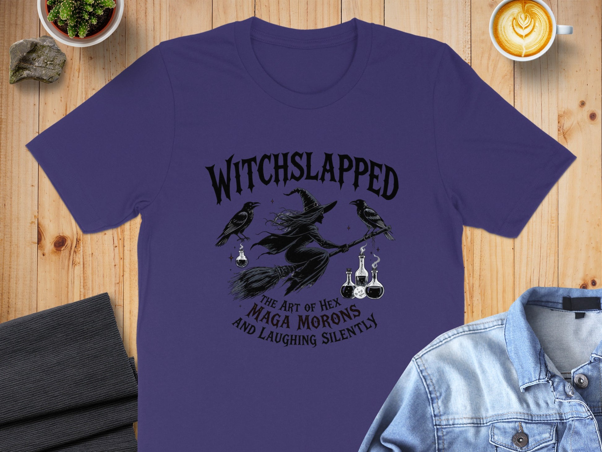 Witchslapped The Art Of HEX MAGA Morons product type