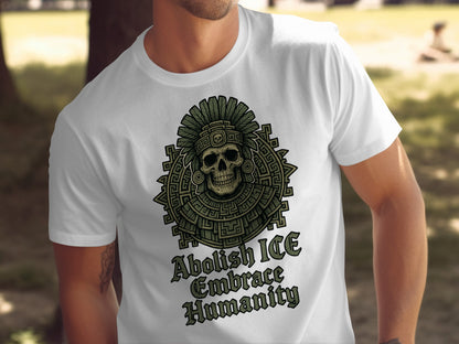 Abolish ICE Embrace Humanity Graphic T-Shirt