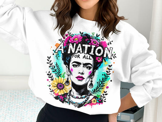 A Nation For All Graphic Sweatshirt