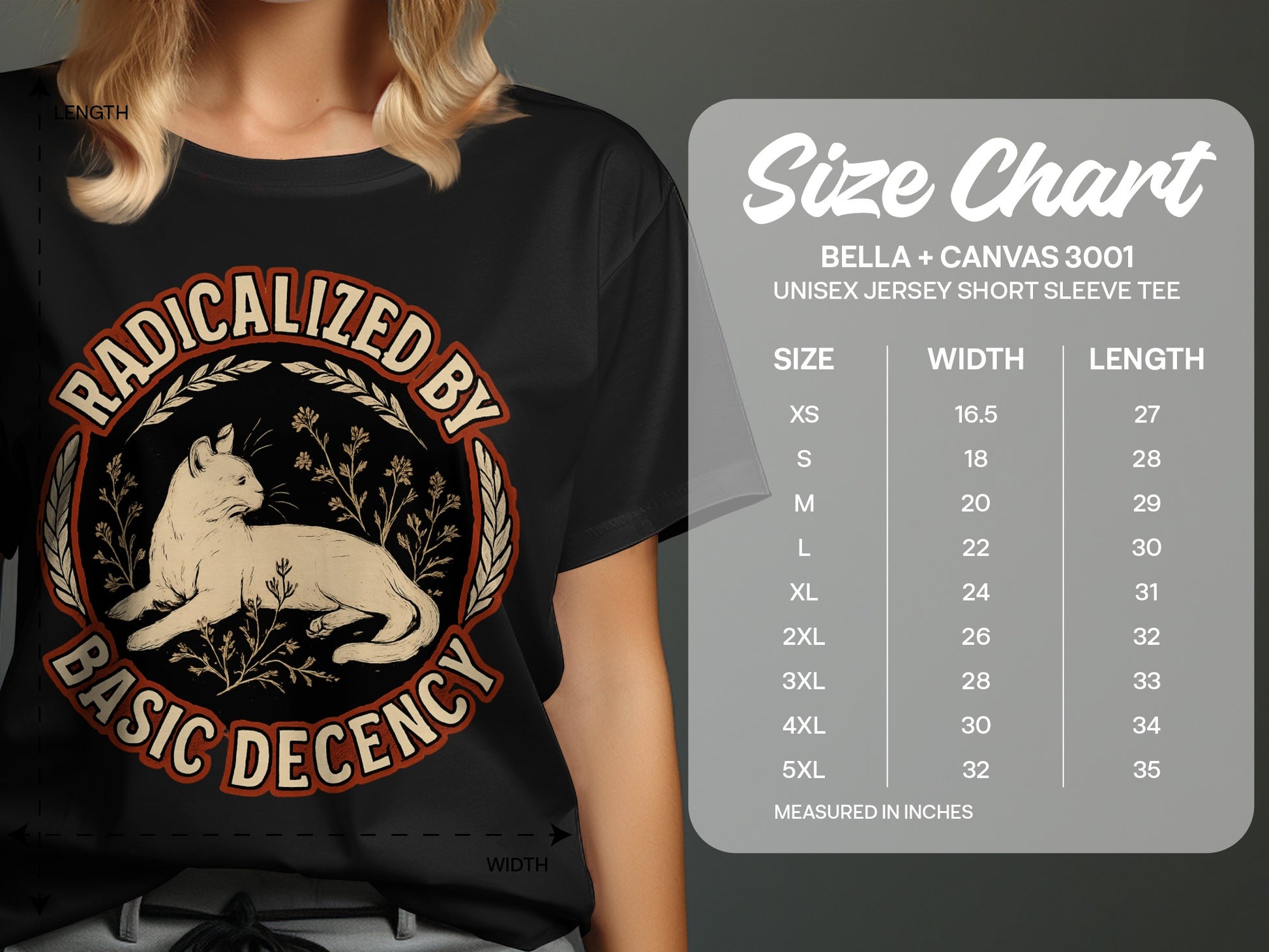 Radicalized by Basic Decency Unisex Jersey Short Sleeve product type