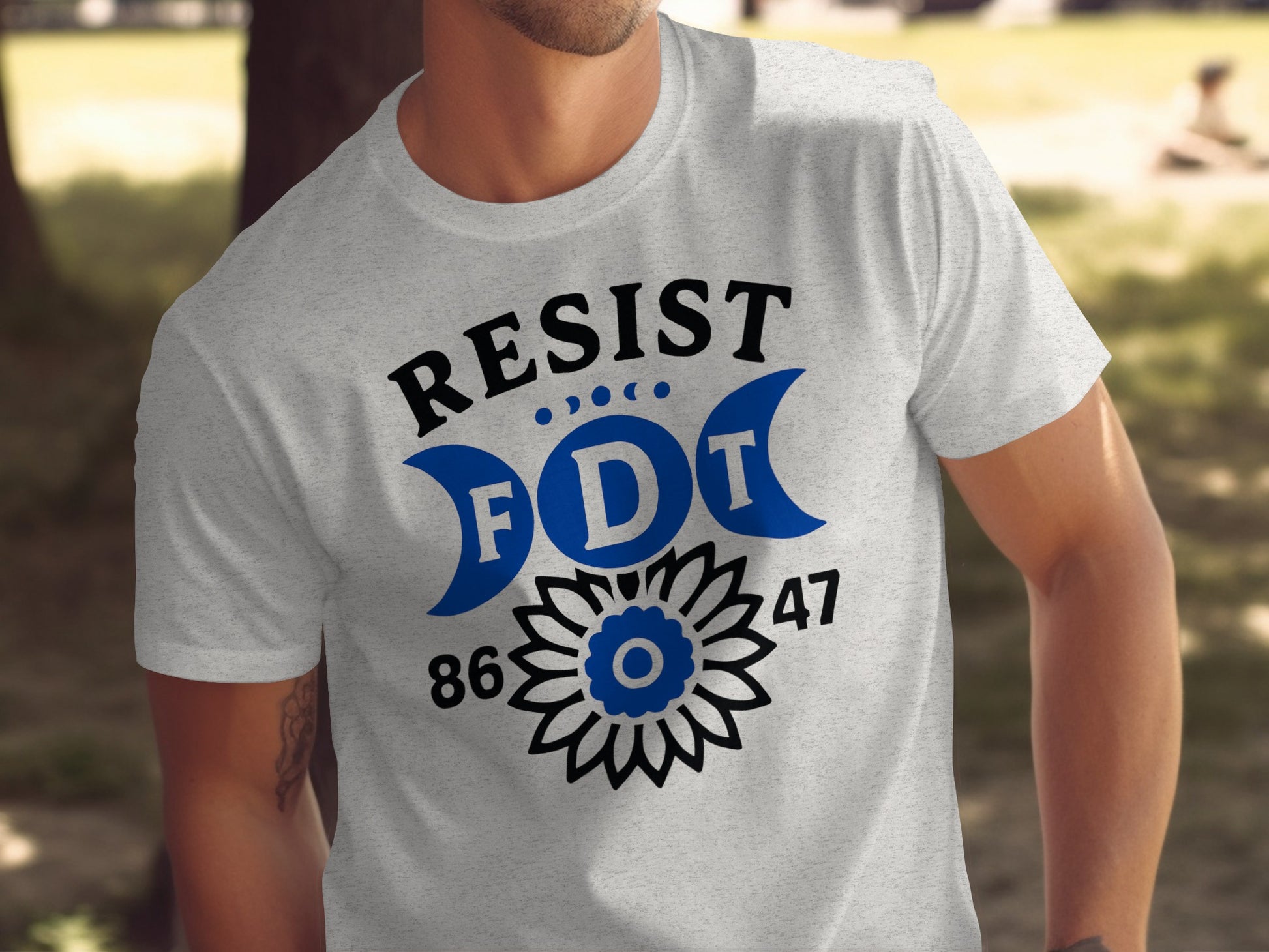 Resist FDT 8647 Moon Flower Graphic T Shirt product