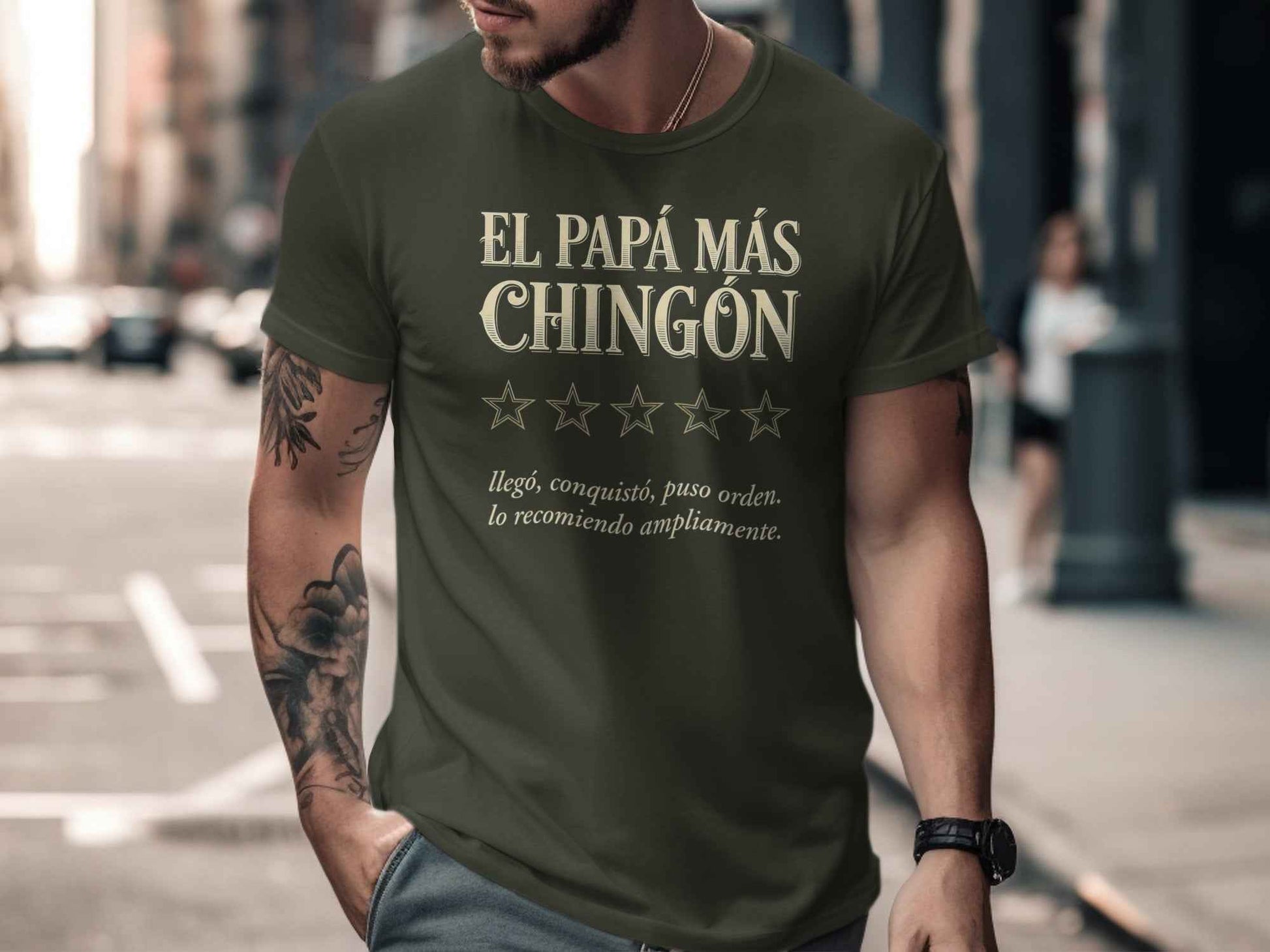 Father's Day 'El Papá Más Chingón' T-Shirt Legendary 'El Papá Más Chingón' T-Shirt