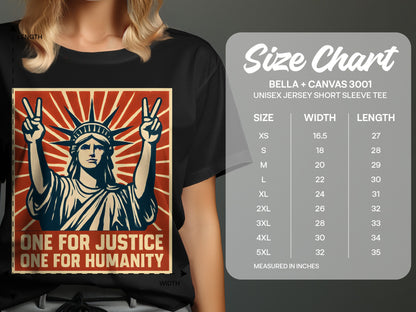 One For Justice One For Humanity Unisex Jersey product