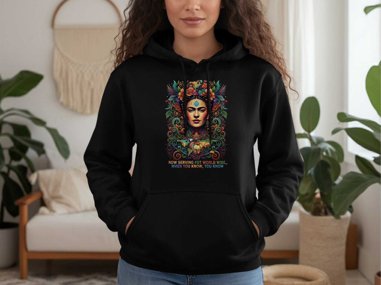 Frida Kahlo Floral Headdress Earth Art Piece Design