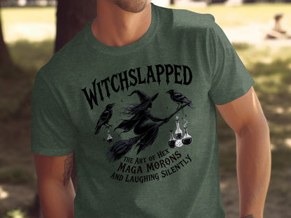Witchslapped Art of Hex and Laughing Silently T-Shirt product