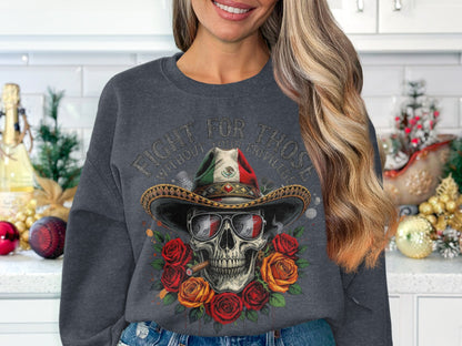 Fight For Those Skull Cowboy Hat Graphics product type