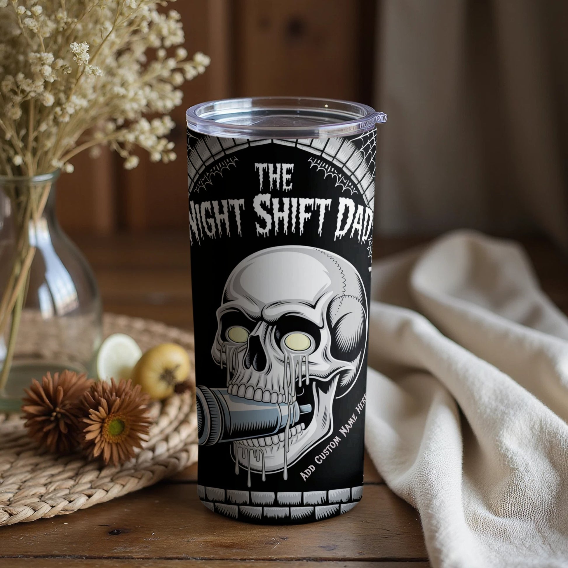 The Night Shift Dad Graphic Printed Tumbler product type