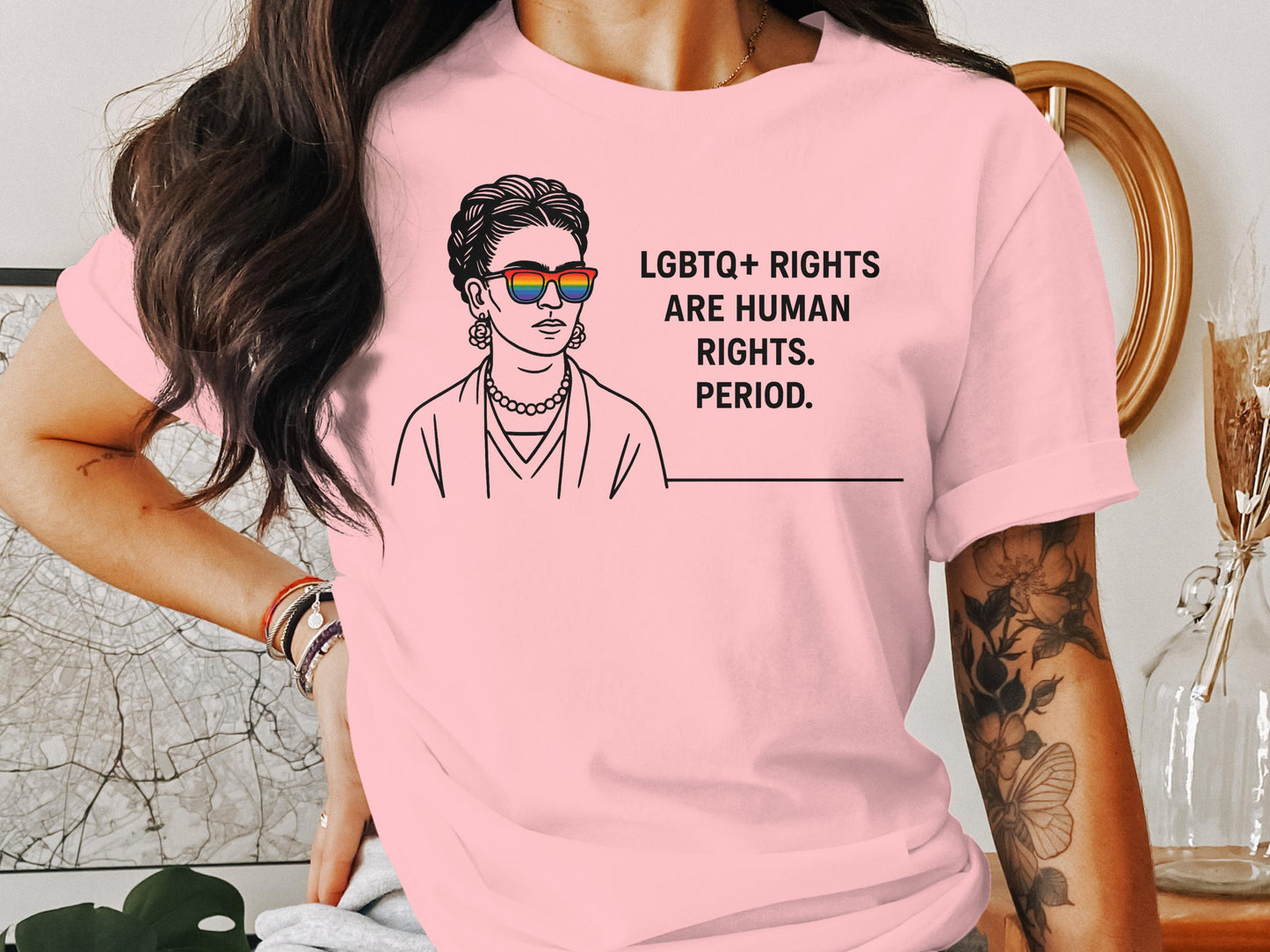 LGBTQ+ Rights Are Human Rights Period Shirt product