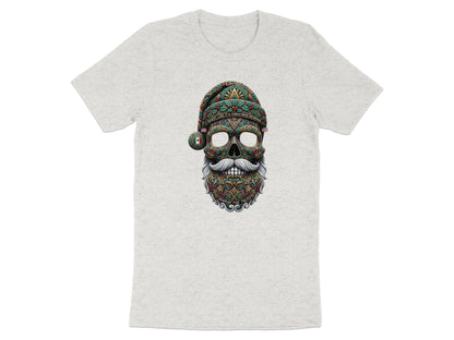 Santa Skull Graphic Short Sleeve T-Shirt