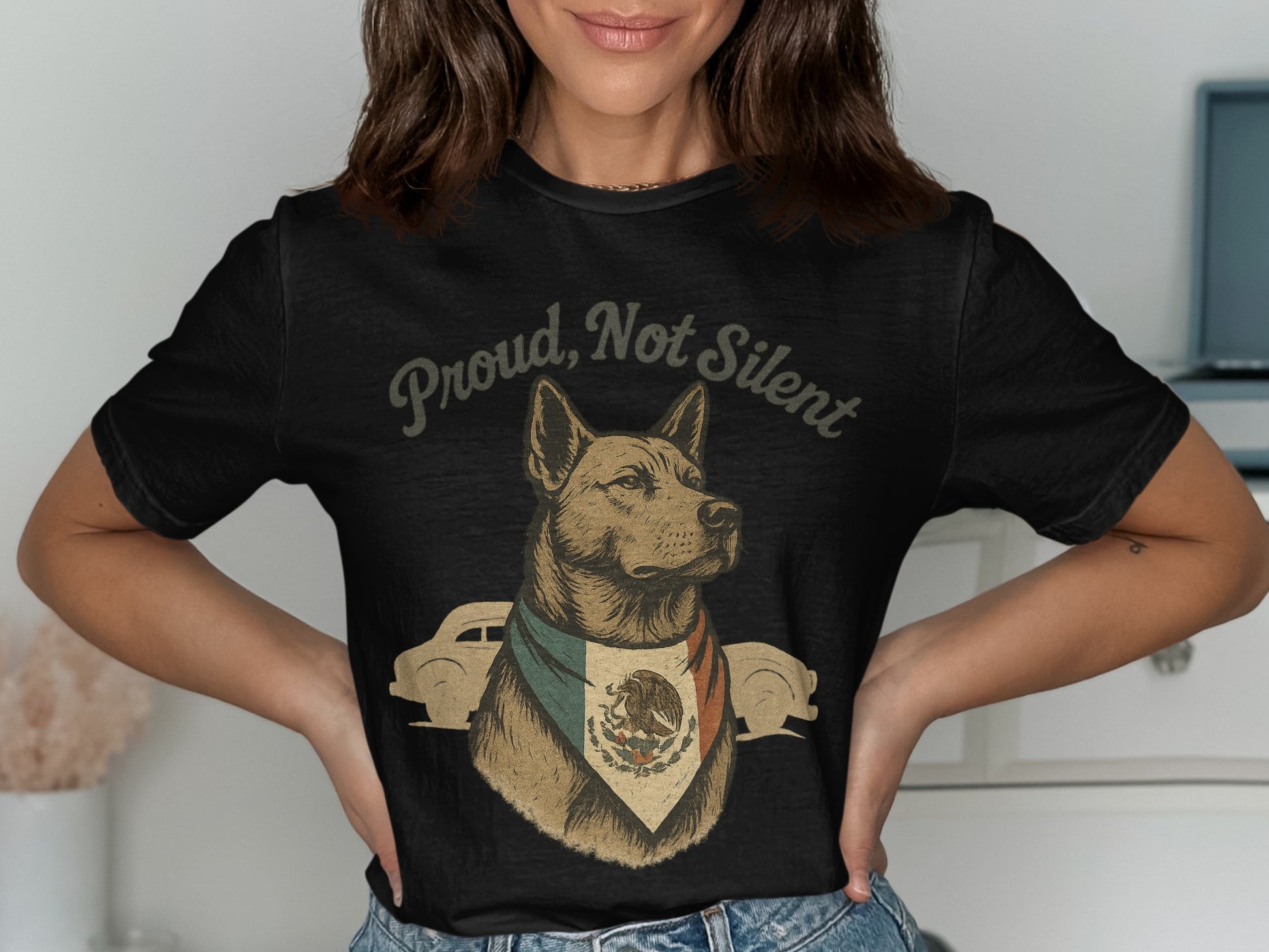Proud Not Silent Dog Graphic T-Shirt product