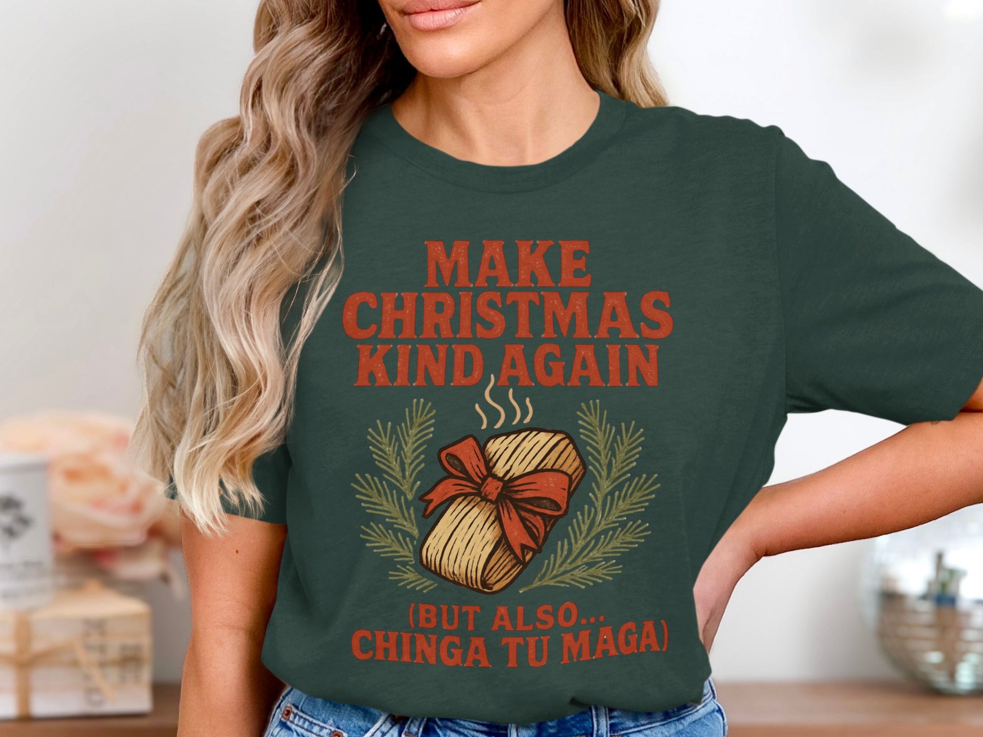 Make Christmas Kind Again Chinga Tu Maga Shirt