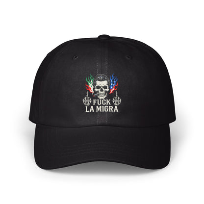 Skull Embroidered Fuck La Migra Hat Product