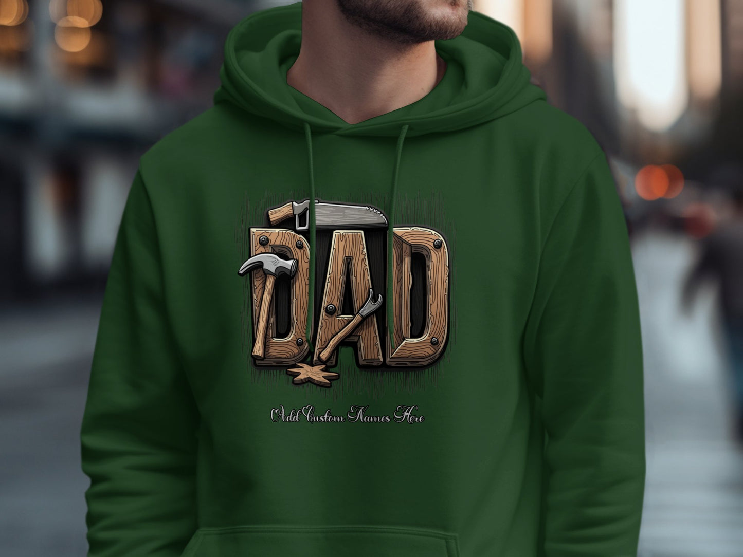 Dad Themed Stylish Hooded Sweatshirt product