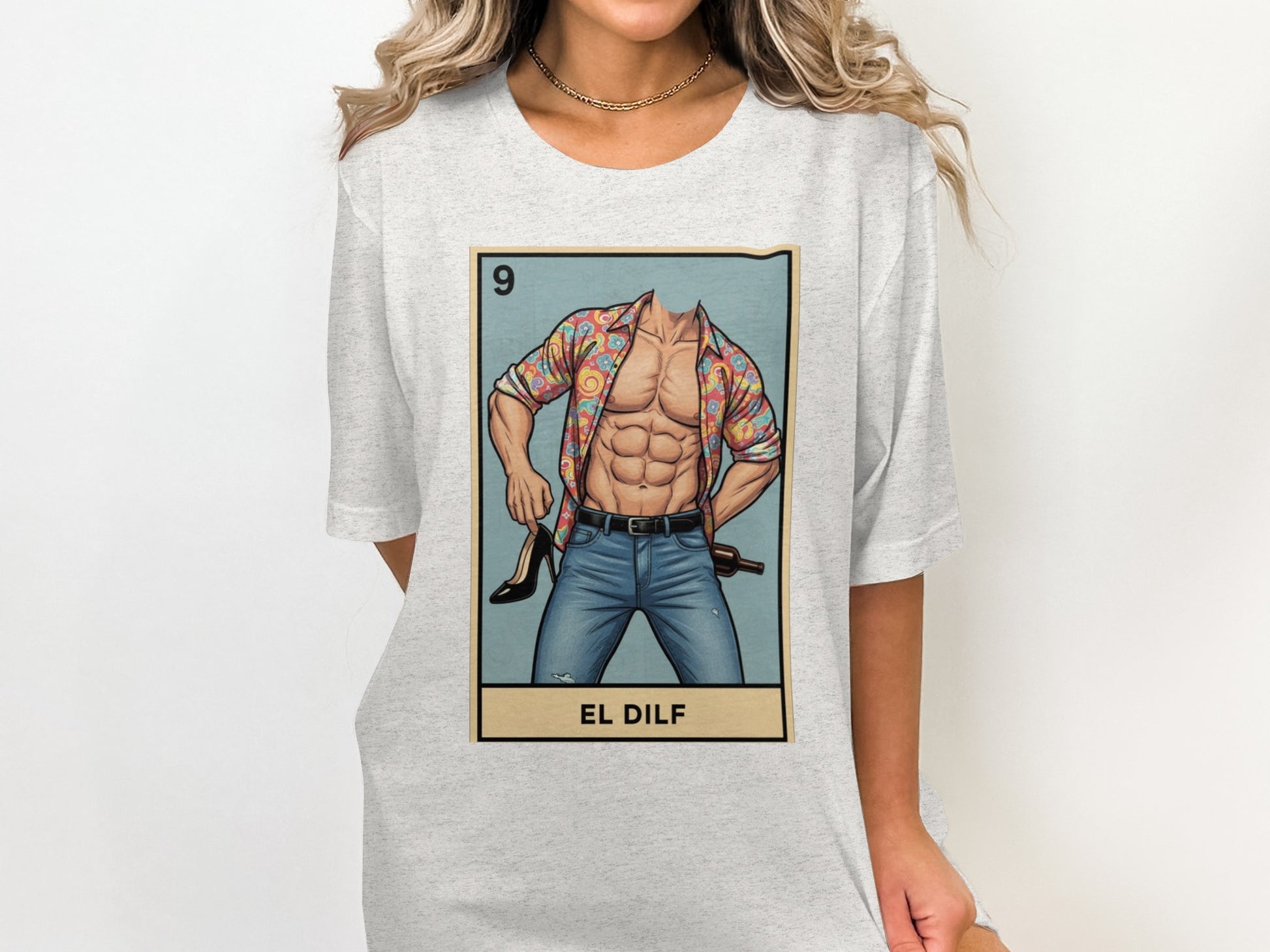 Graphic EL DILF Number 9 Headless T-shirt product