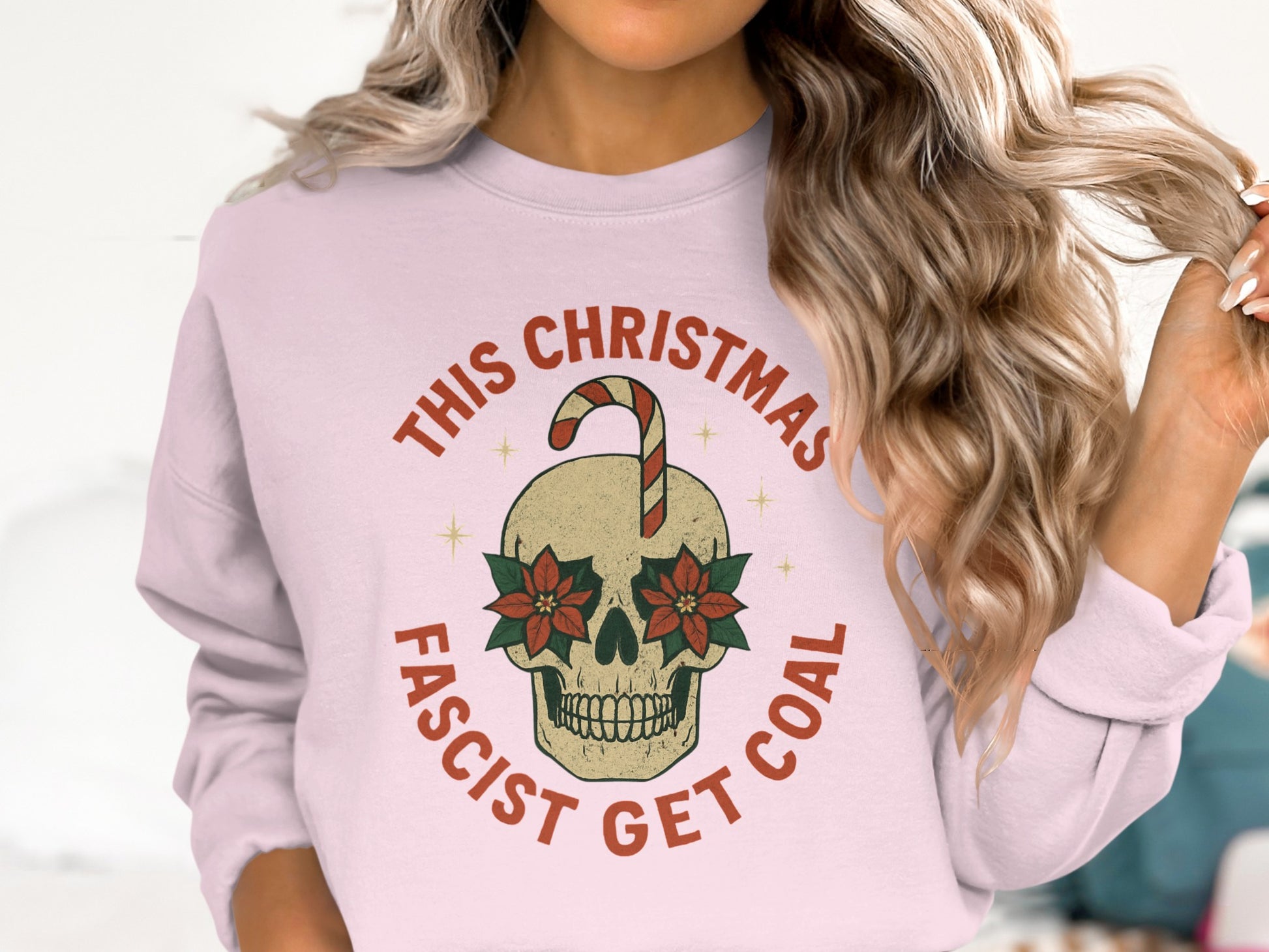 This Christmas Fascist Get Coal Sweatshirt