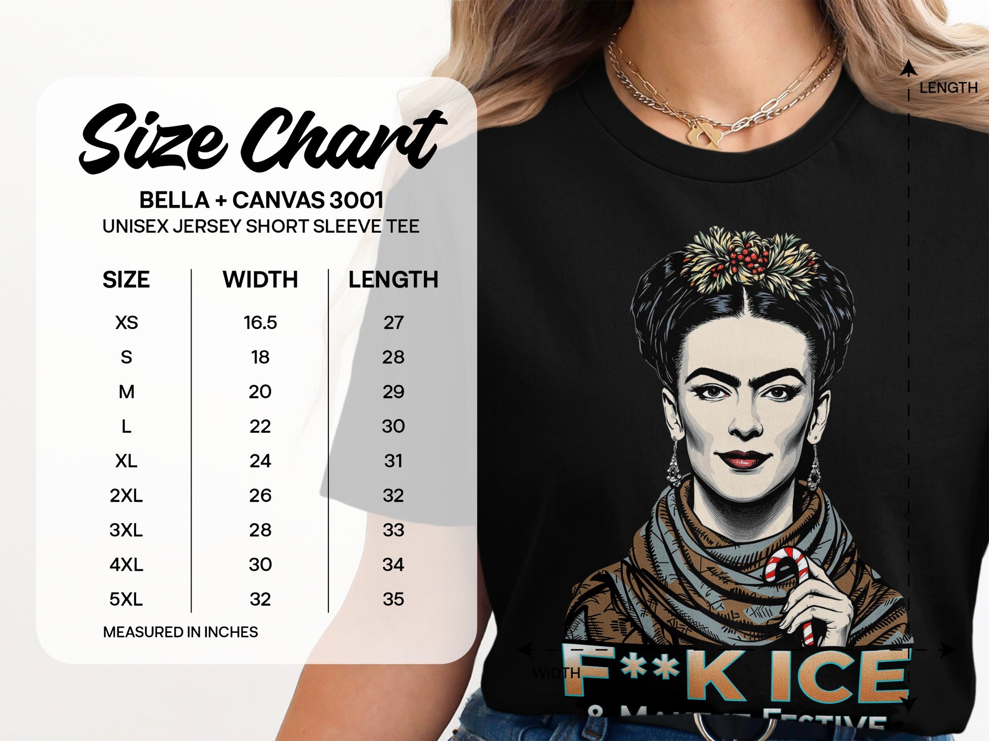 F*ck Ice Festive Bella Canvas 3001 Unisex Tee