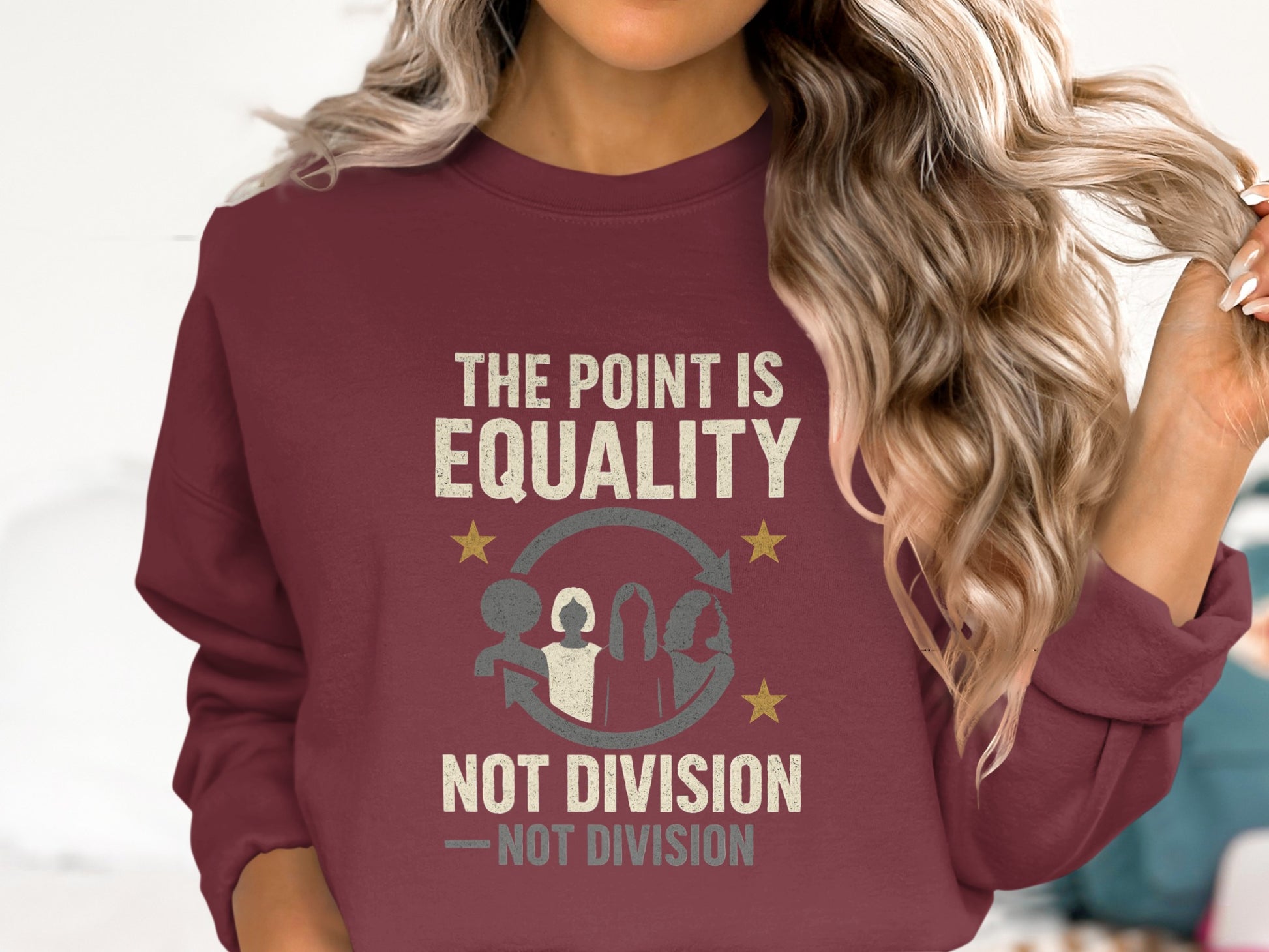 The Point Is Equality Not Division Sweatshirt product