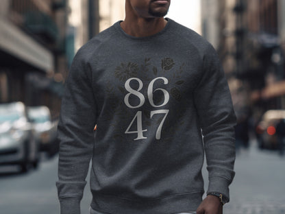 Vintage 86 47 Numbered Sweatshirt Casual Product