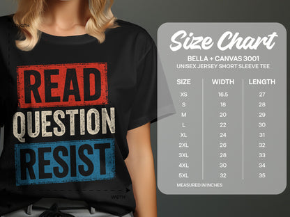 Read Question Resist Graphic Tee Shirt product