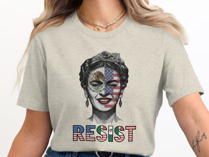 American Flag Face Design Resist T-Shirt product