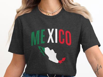 Mexico Illustrated Map Graphic T-Shirt product type