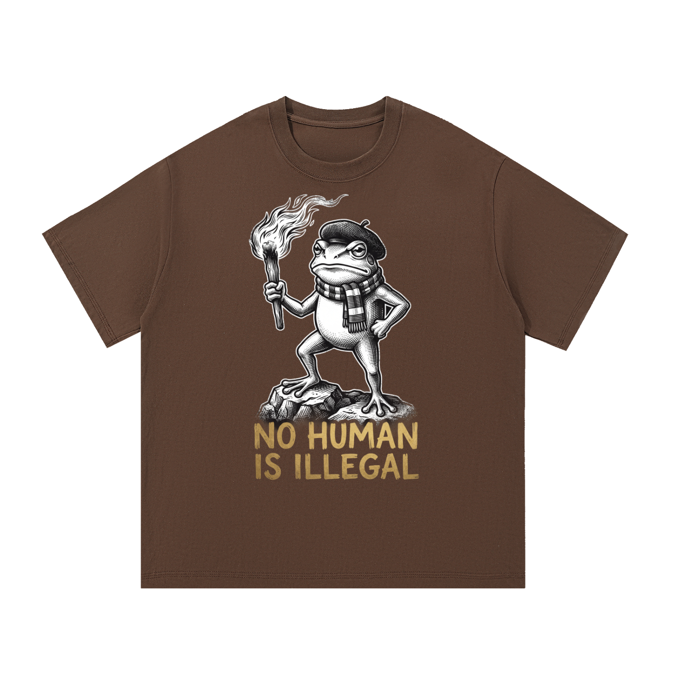 NO Human is Illegal Tee |Essential Cotton T-Shirt