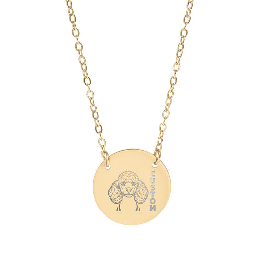 Custom Poodle Personalized Necklace Great Gift Idea