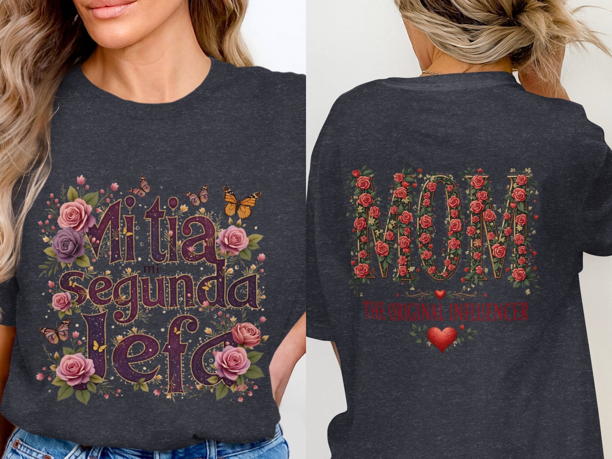 Mi Tia Segunda Jefa and MOM Graphic Tee product